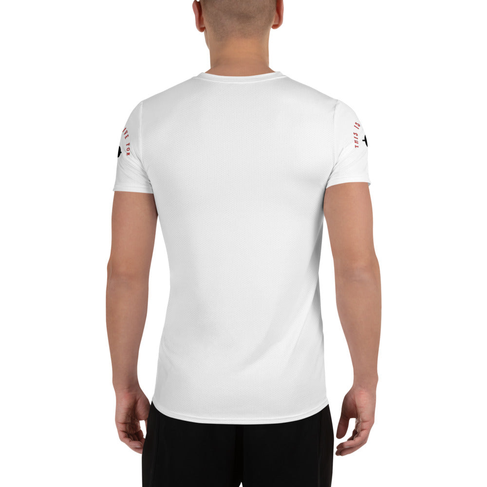 This is What I Live For Athletic T-shirt (Lift Wht)