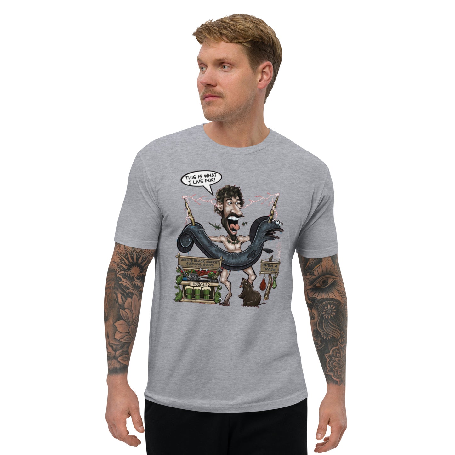 This is what I Live for Short Sleeve fitted T-shirt (toon)