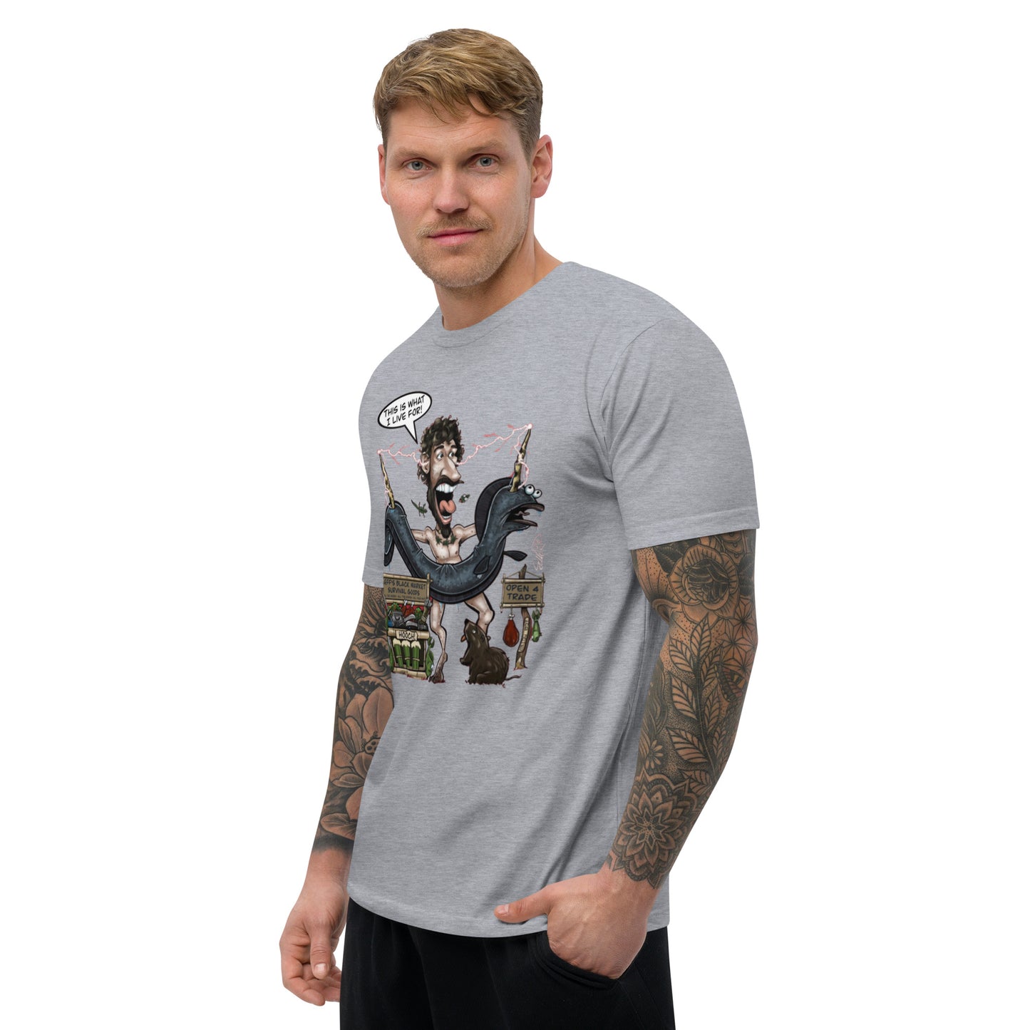 This is what I Live for Short Sleeve fitted T-shirt (toon)