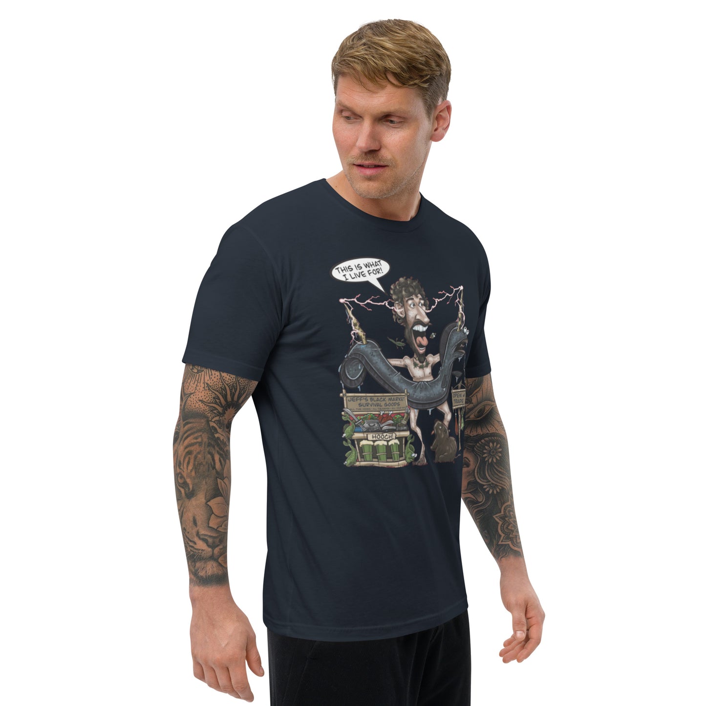 This is what I Live for Short Sleeve fitted T-shirt (toon)