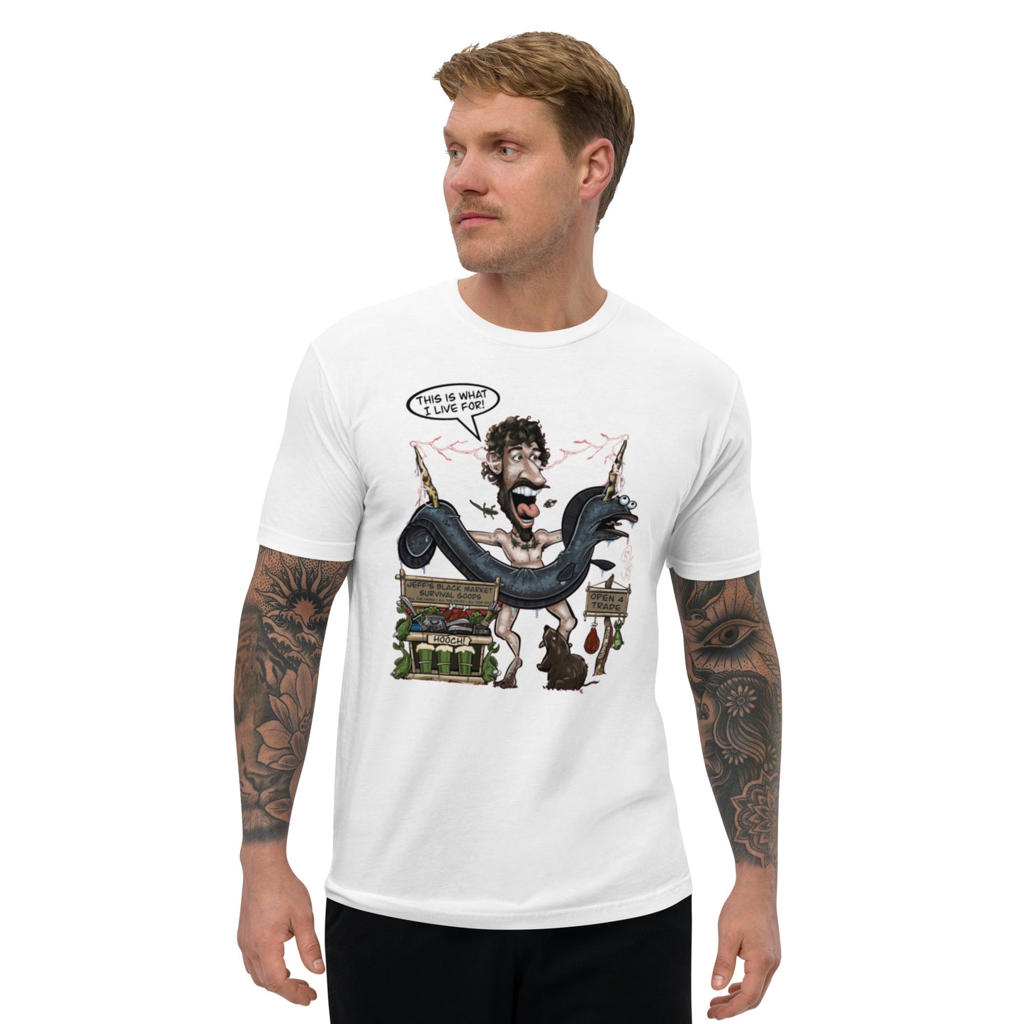 This is what I Live for Short Sleeve fitted T-shirt (toon)