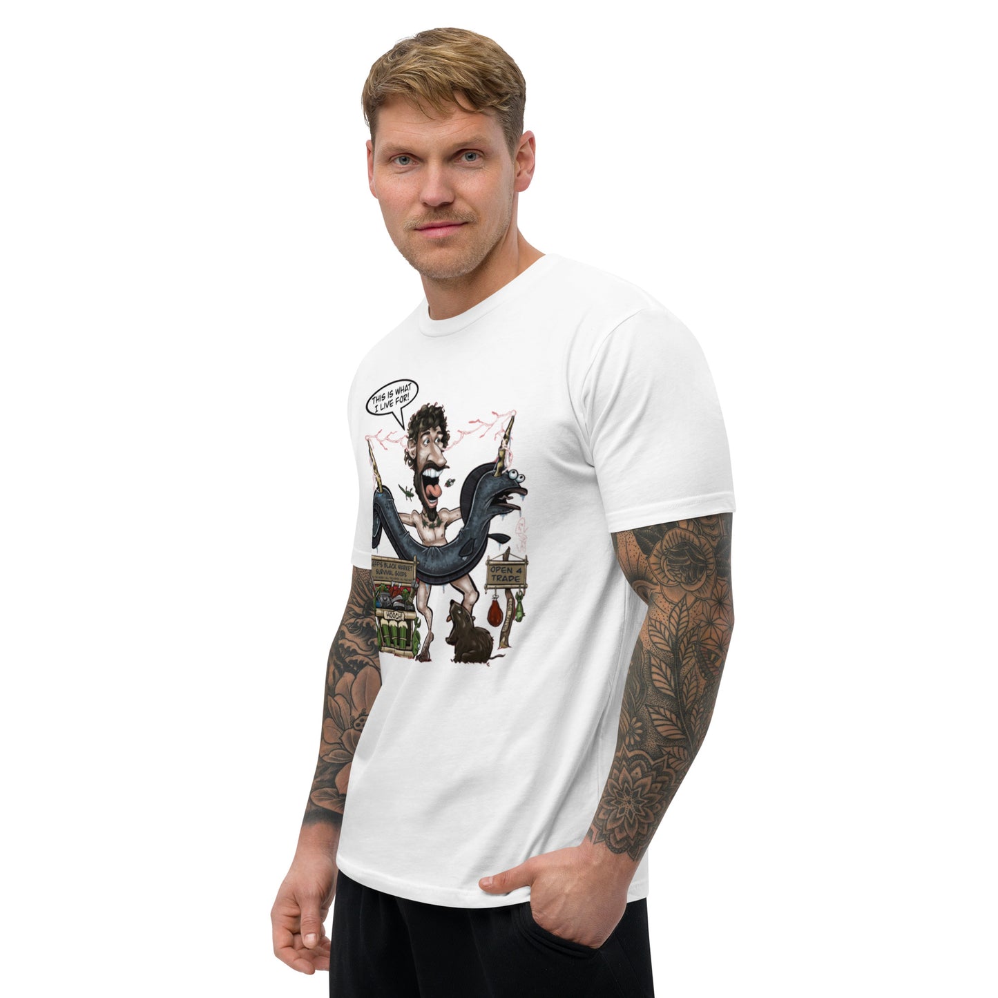 This is what I Live for Short Sleeve fitted T-shirt (toon)