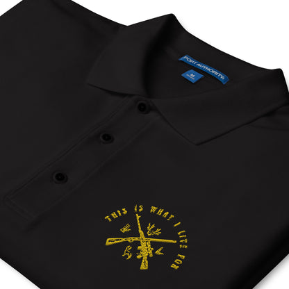 This is What I Live For Men's Premium Polo (Hunt 2)