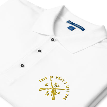 This is What I Live For Men's Premium Polo (Hunt 2)