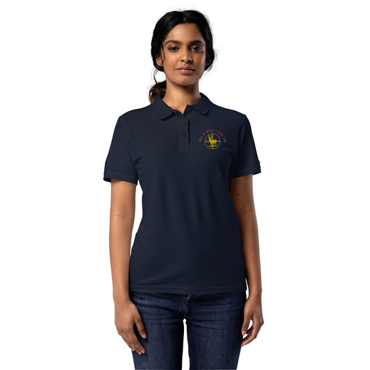This is What I Live For Women’s pique polo shirt (Hunt 1)