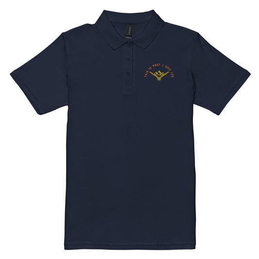 This is What I Live For Women’s pique polo shirt (Mount)