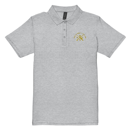 This is What I Live For Women’s pique polo shirt
